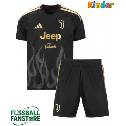 Juventus Gleison Bremer #3 Replik 3rd trikot Kinder 2026-27 Kurzarm (+ Kurze Hosen)